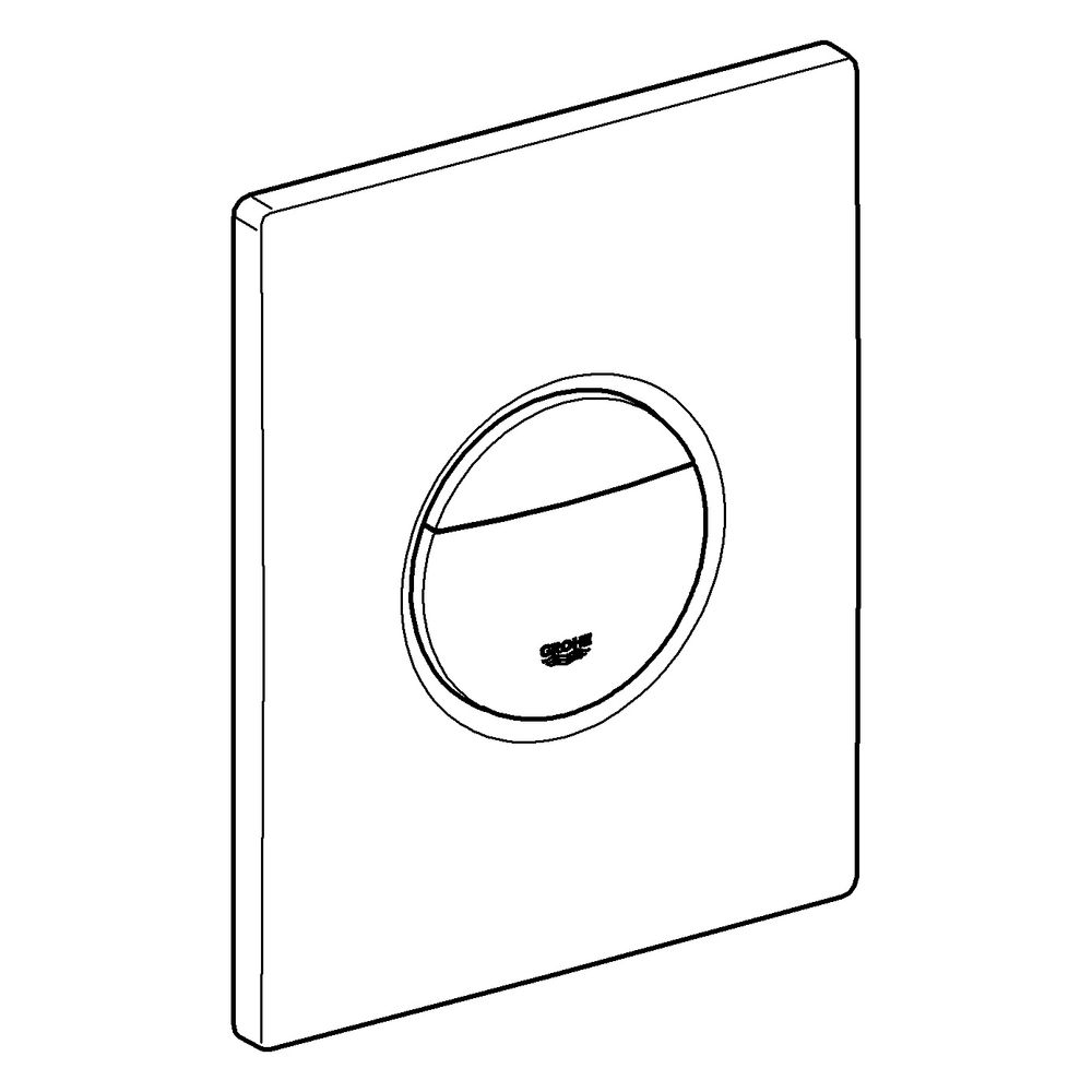 Grohe Nova Cosmopolitan WC-Betätigung, senkrechte und waagerechte Montage, Satin Graphi... GROHE-38765MG0 4005176944697 (Abb. 2)