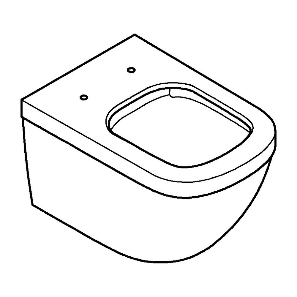 Grohe Euro Keramik Wand-Tiefspül-WC mit PureGuard Oberfläche alpinweiß 3932800H... GROHE-3932800H 4005176417382 (Abb. 3)