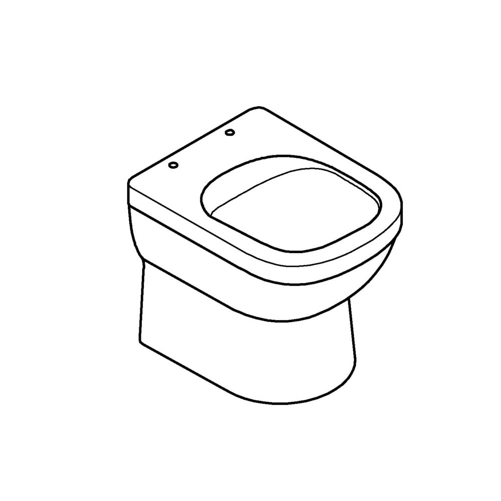 Grohe Euro Keramik Stand-Tiefspül-WC mit PureGuard Oberfläche alpinweiß 3932900H... GROHE-3932900H 4005176418518 (Abb. 2)