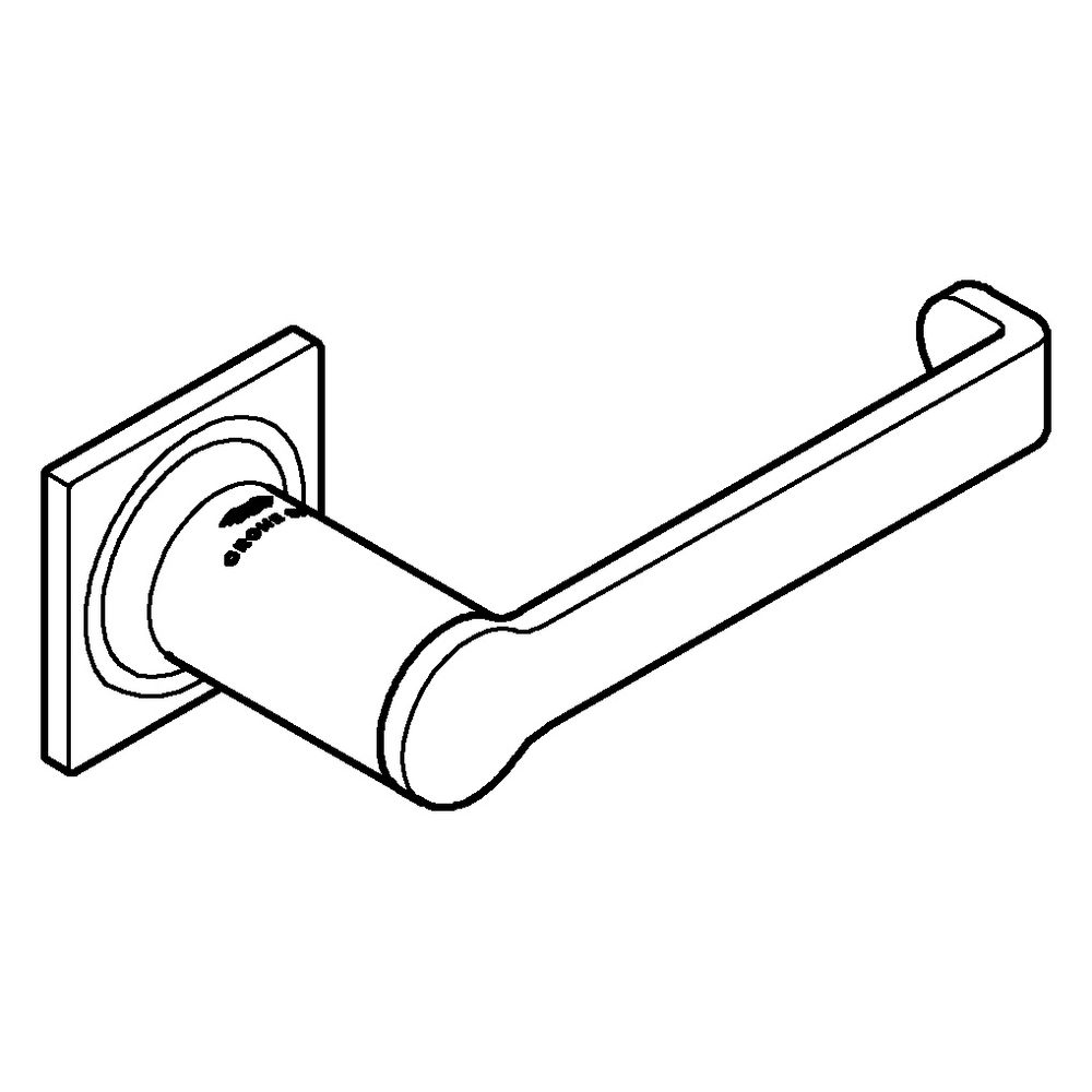 Grohe Allure WC-Papierhalter, Toilettenpapierhalter ohne Deckel, Phantom Black, 40279KF... GROHE-40279KF1 4067393055839 (Abb. 2)