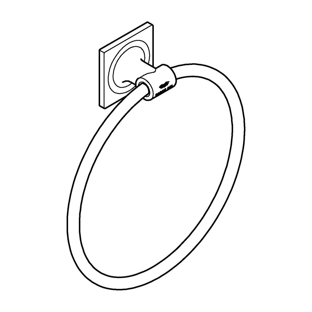 Grohe Allure Handtuchring Cool Sunrise, 40339GL1... GROHE-40339GL1 4005176531057 (Abb. 2)