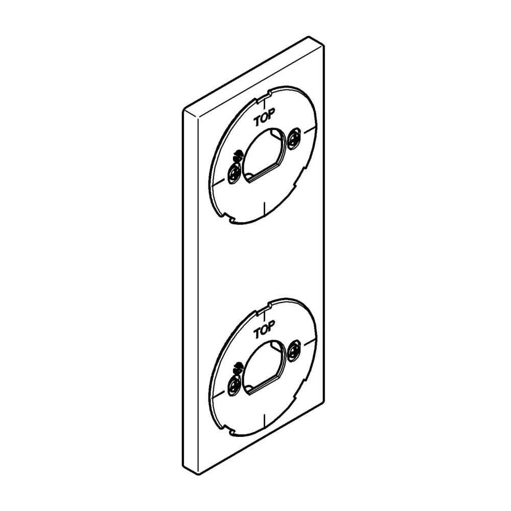 Grohe Abdeckplatte für Digitalen Controller und Digitale Umstellung, Chrom, 40548000... GROHE-40548000  (Abb. 2)