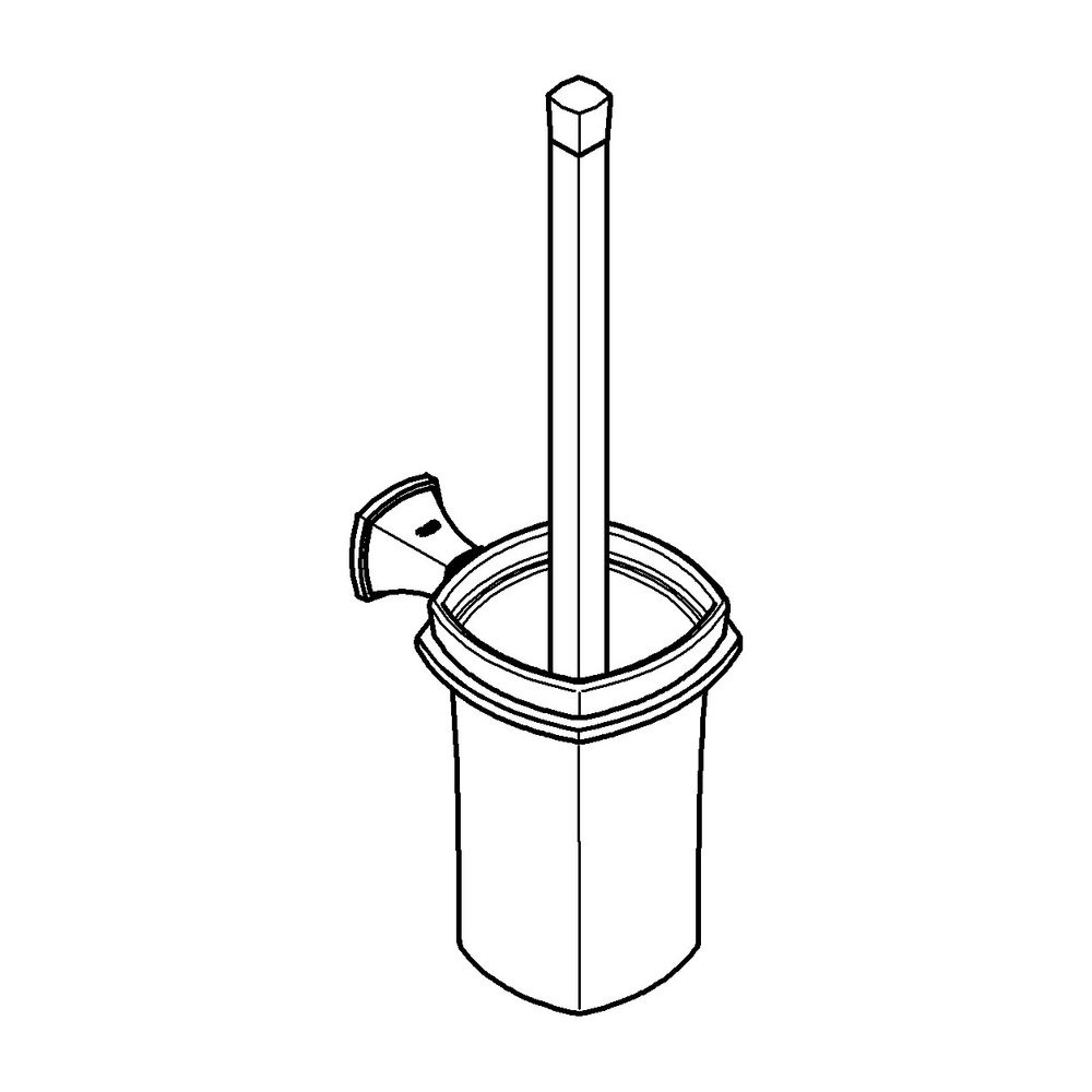 Grohe Grandera Toilettenbürstengarnitur chrom 40632000... GROHE-40632000 4005176928017 (Abb. 2)