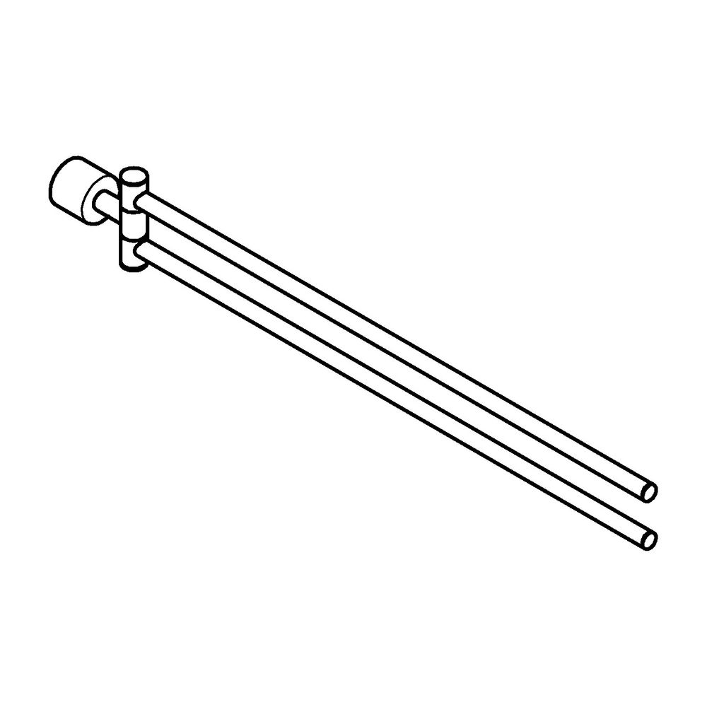 Grohe Atrio Handtuchhalter Cool Sunrise gebürstet 2-armig nicht schwenkbar... GROHE-40888GN0 4005176952746 (Abb. 2)