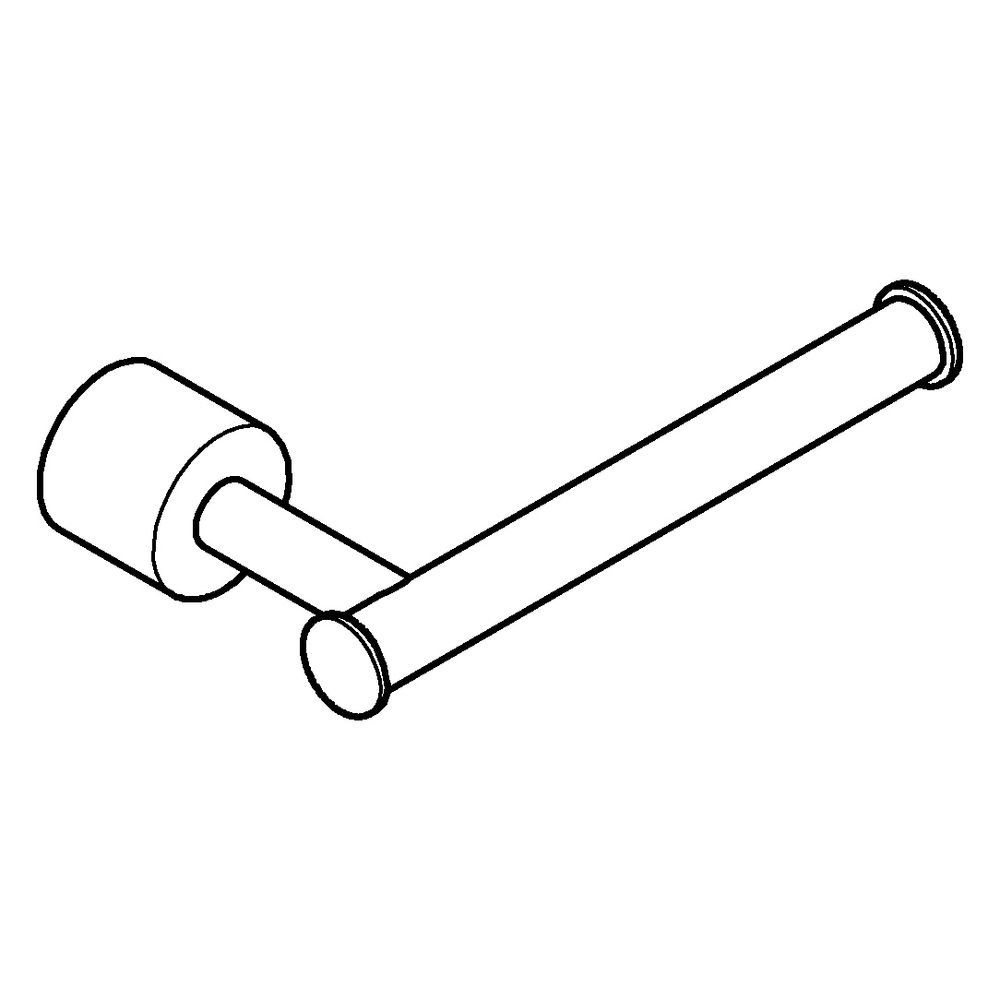 Grohe Atrio WC-Papierhalter, Toilettenpapierhalter ohne Deckel, Satin Graphite, 40891MG... GROHE-40891MG0 4005176944772 (Abb. 2)