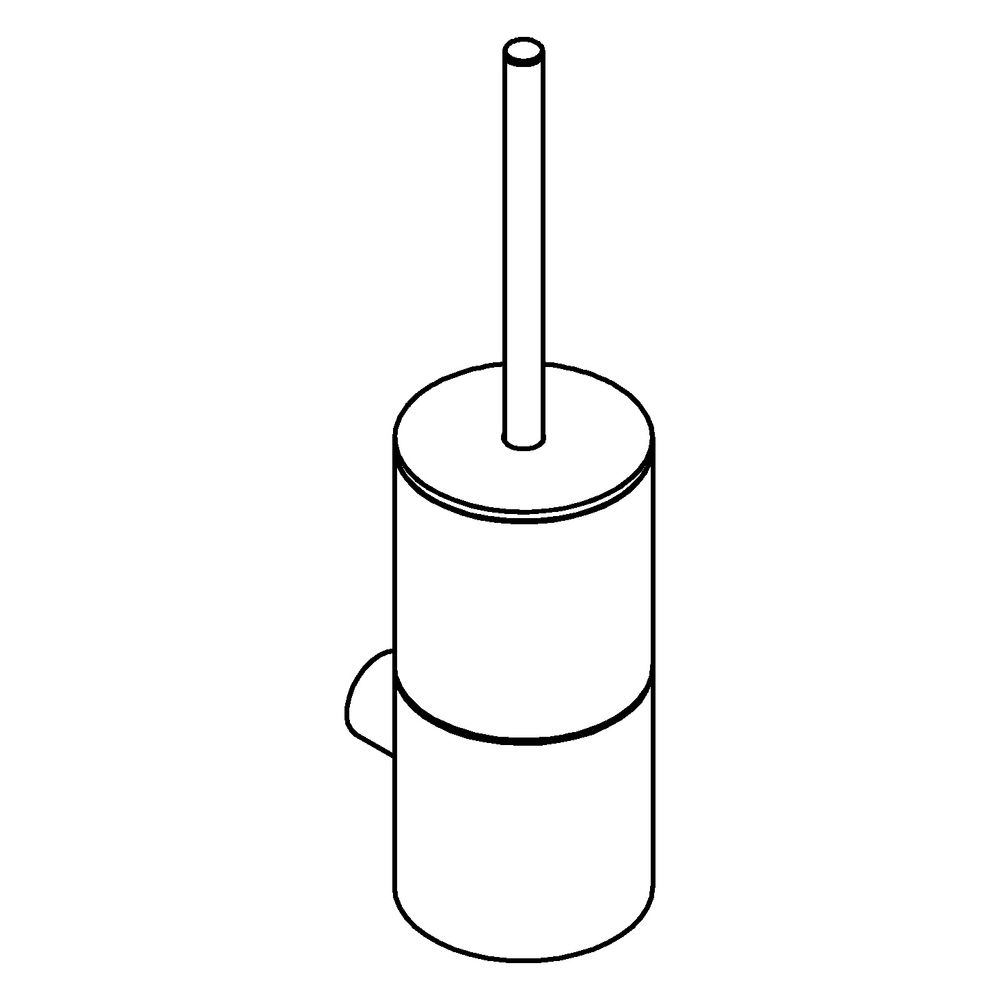 Grohe Atrio Toilettenbürstengarnitur, Wandmontage, Satin Steel, 40892MS0... GROHE-40892MS0 4005176946172 (Abb. 2)
