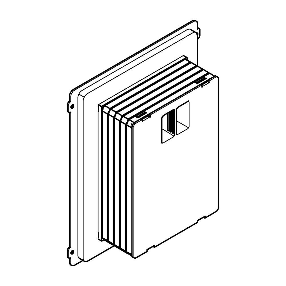 Grohe Revisionsschacht für kleine Abdeckplatten für 80mm Spülkasten, 40949000... GROHE-40949000 4005176477881 (Abb. 2)