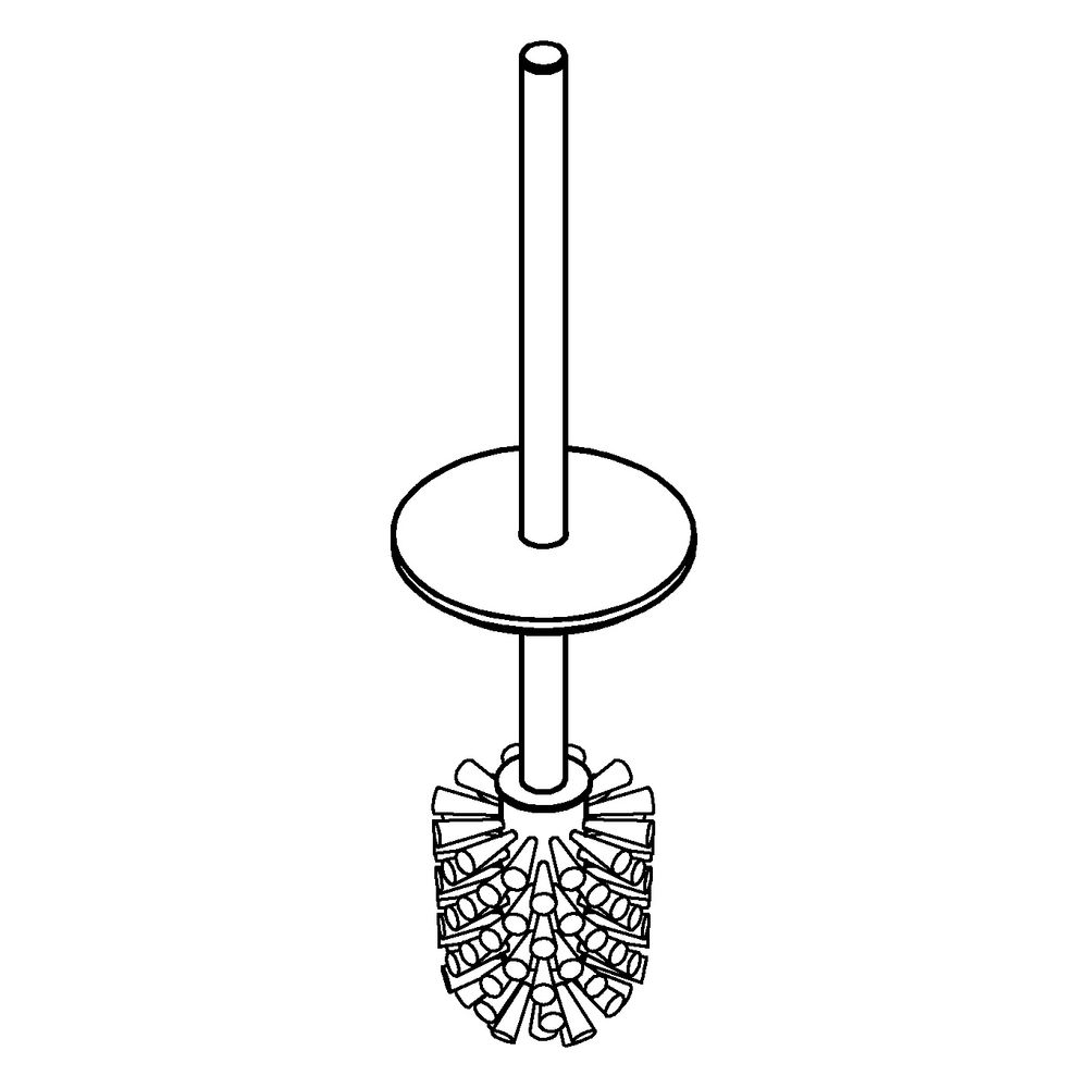 Grohe Ersatzbürste für Toilettenbürstengarnitur, Satin Graphite, 40951MG0... GROHE-40951MG0 4067393027454 (Abb. 2)