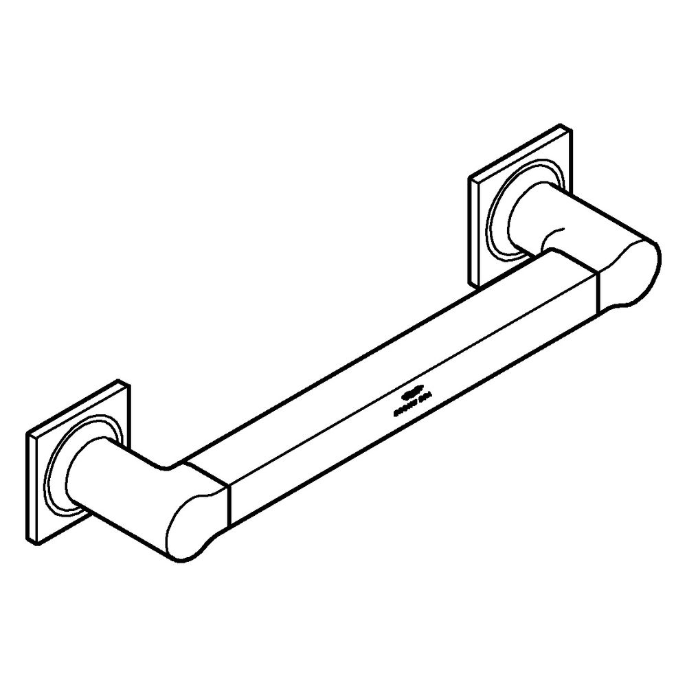 Grohe Allure Wannengriff, Metall, Phantom Black, 40955KF1... GROHE-40955KF1 4067393055822 (Abb. 2)