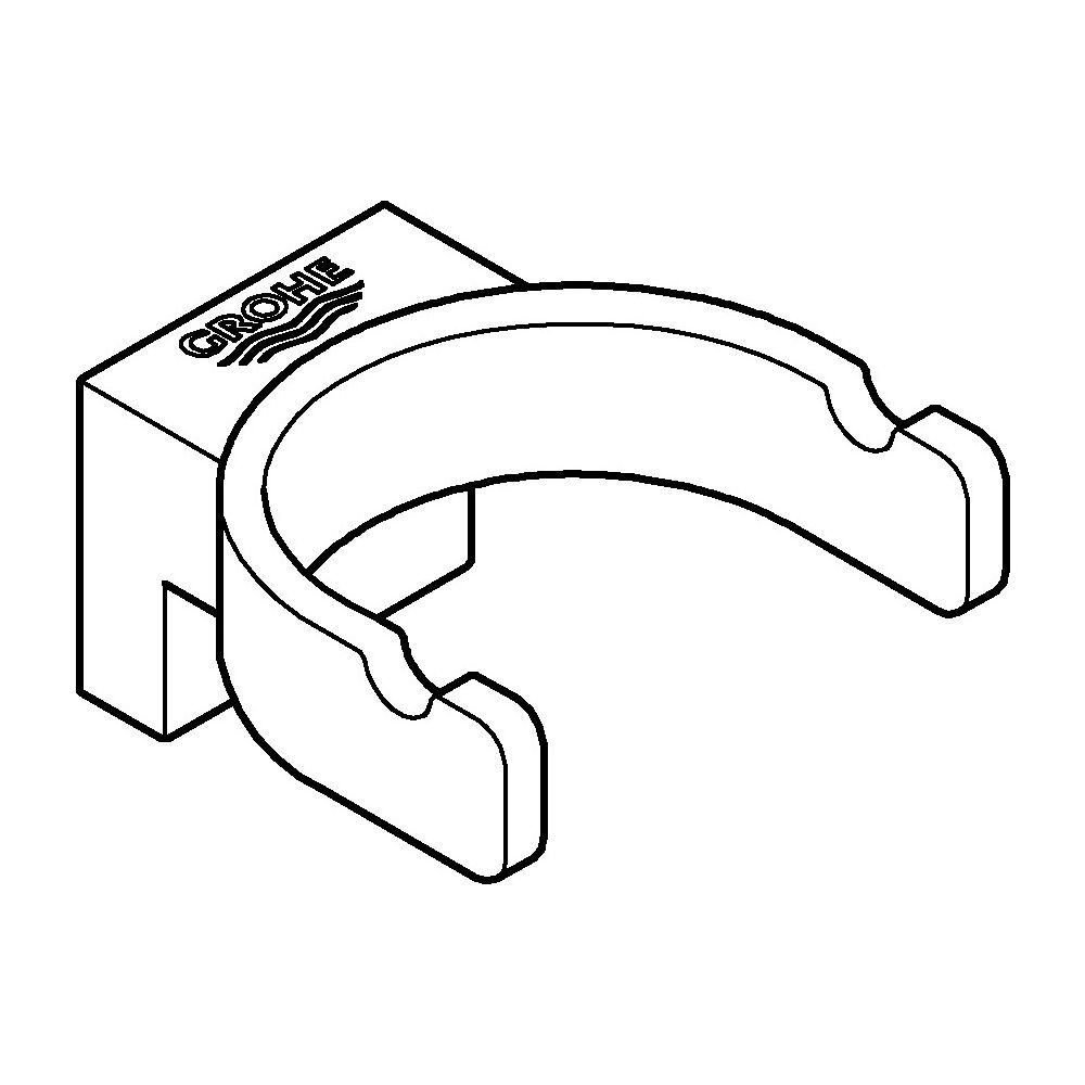 Grohe Selection Doppelter Bademantelhaken nickel gebürstet 41049EN0... GROHE-41049EN0 4005176577444 (Abb. 3)