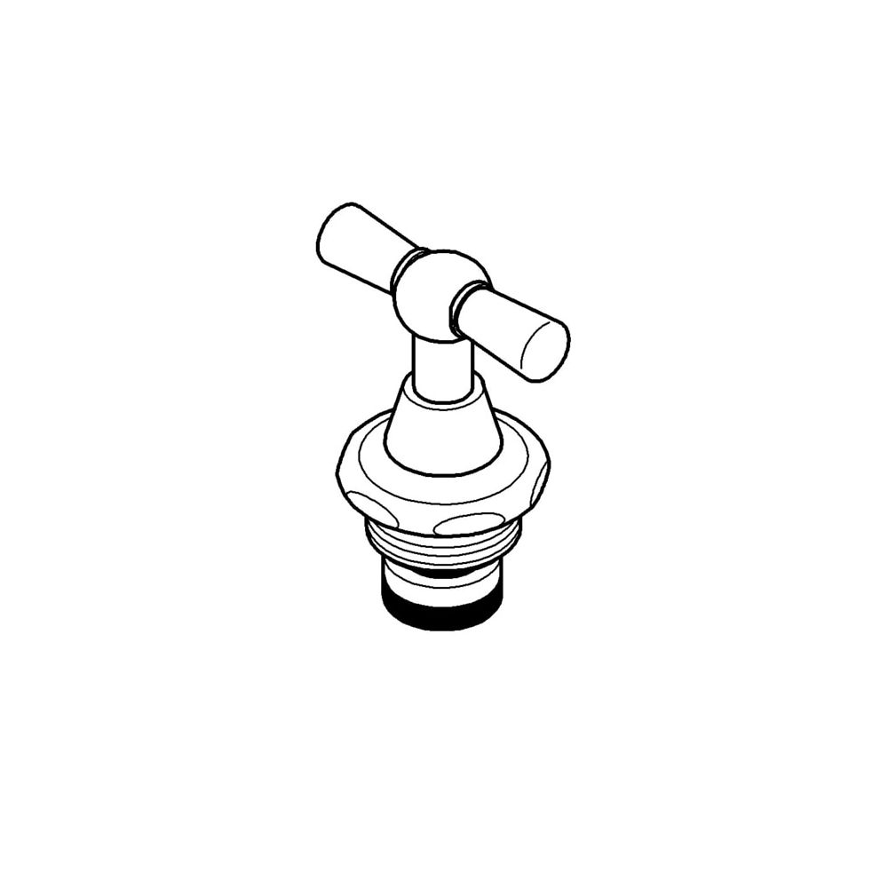 Grohe Oberteil mit Knebel-Griff, DN 15, Chrom, 41800000... GROHE-41800000 4005176281341 (Abb. 2)