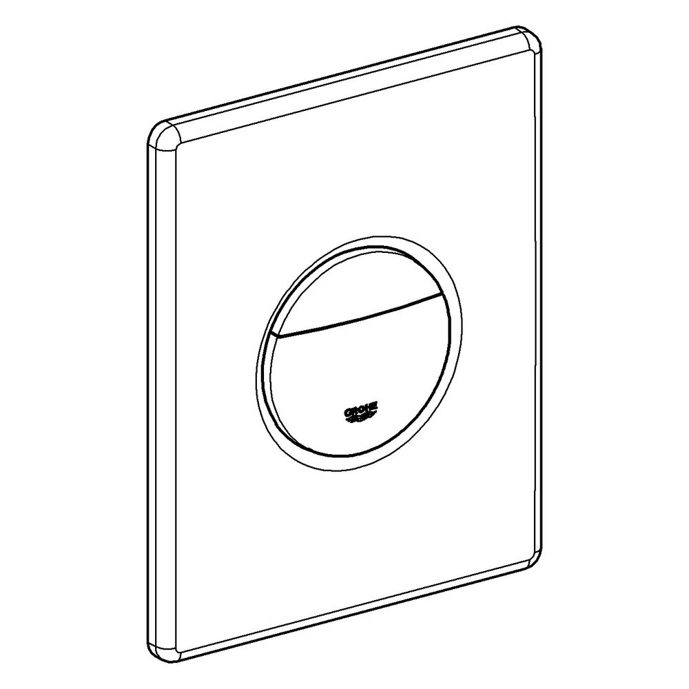 Grohe Abdeckplatte mit Drucktaste, Satin Graphite, 42375MG0... GROHE-42375MG0 4067393029816 (Abb. 2)