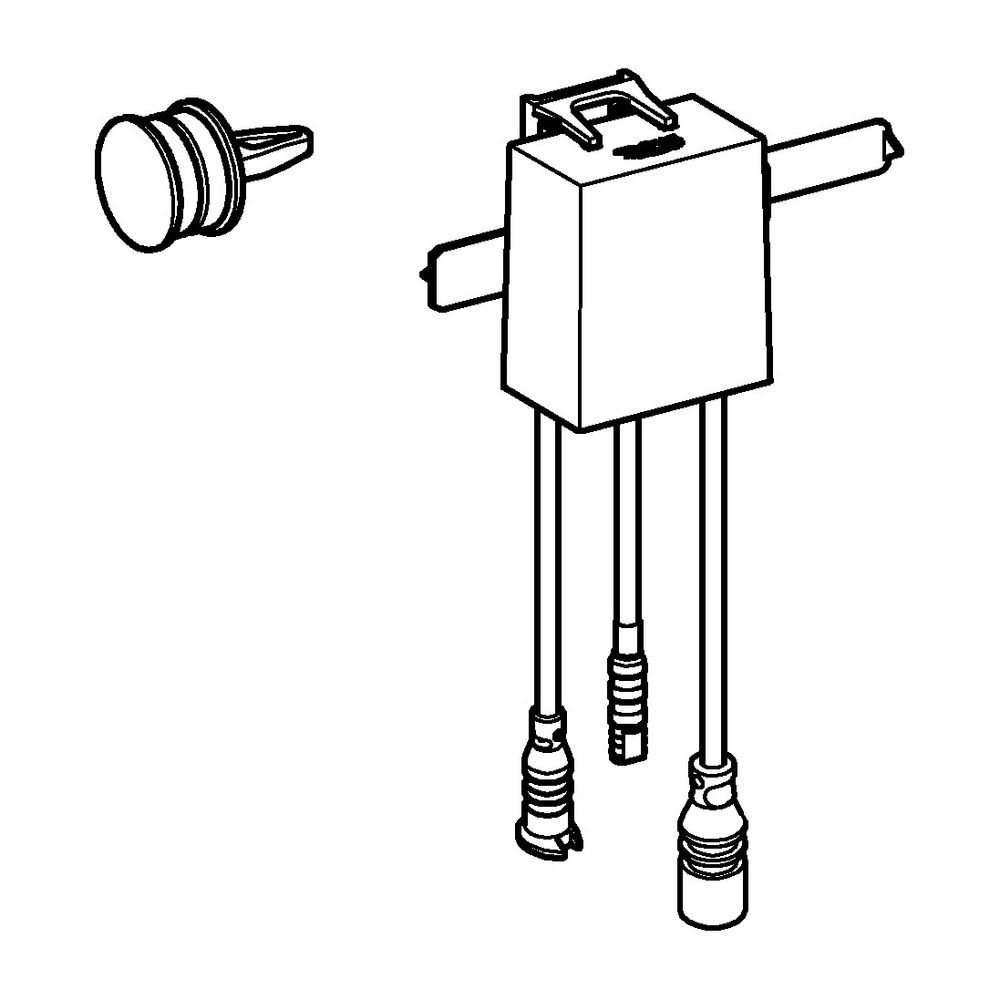 Grohe Elektronik für Temperatursensor für Urinal mit Batterie o. Trafo 42478000... GROHE-42478000 4005176372346 (Abb. 2)