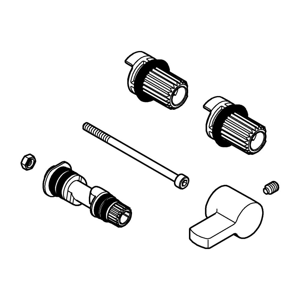 Grohe Mischwelle mit Hebel, für Bau Cosmopolitan E IR-Elektroniken mit Mischung, mit Te... GROHE-42581000 4005176484582 (Abb. 2)