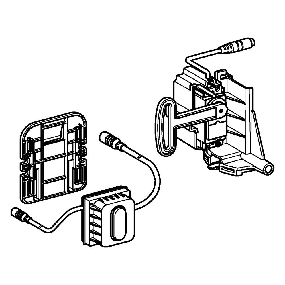 Grohe Infrarot-Elektronik für WC-Spülkästen mit Servomotor und Montageplatte, 42611000... GROHE-42611000 4005176712715 (Abb. 2)
