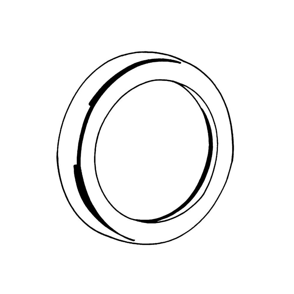 Grohe Rosette für Relexa Seitenbrause, D 70mm, Weiß, 45662L00... GROHE-45662L00  (Abb. 2)