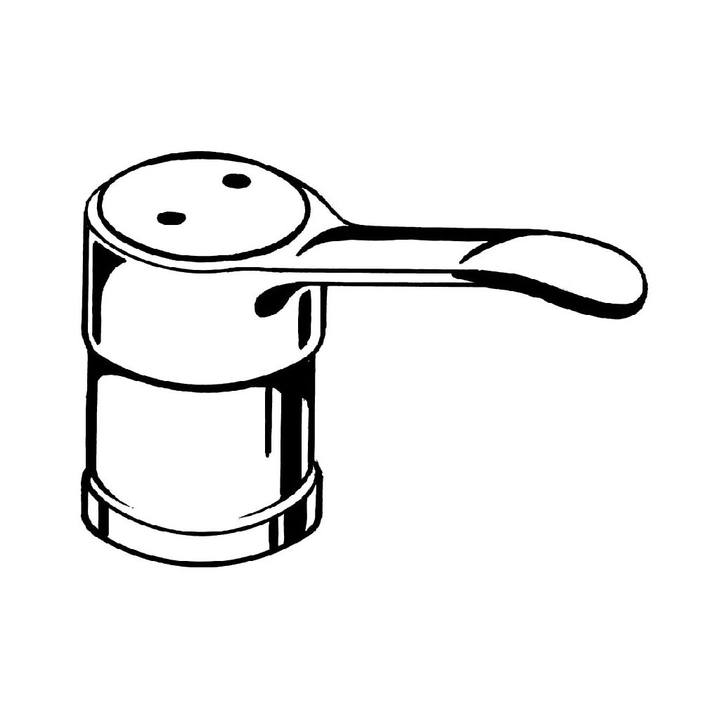 Grohe Hebel für Eurodisc Spezial Wandbatterie, 120mm, Chrom, 46003000... GROHE-46003000  (Abb. 2)