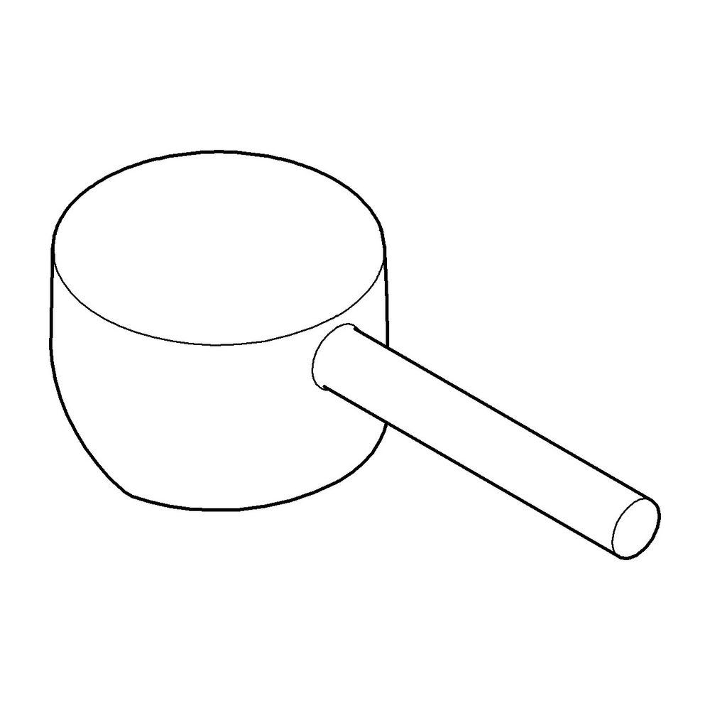 Grohe Hebel für Minta Spültischbatterie, Hard Graphite gebürstet... GROHE-46015AL0 4005176598401 (Abb. 1)