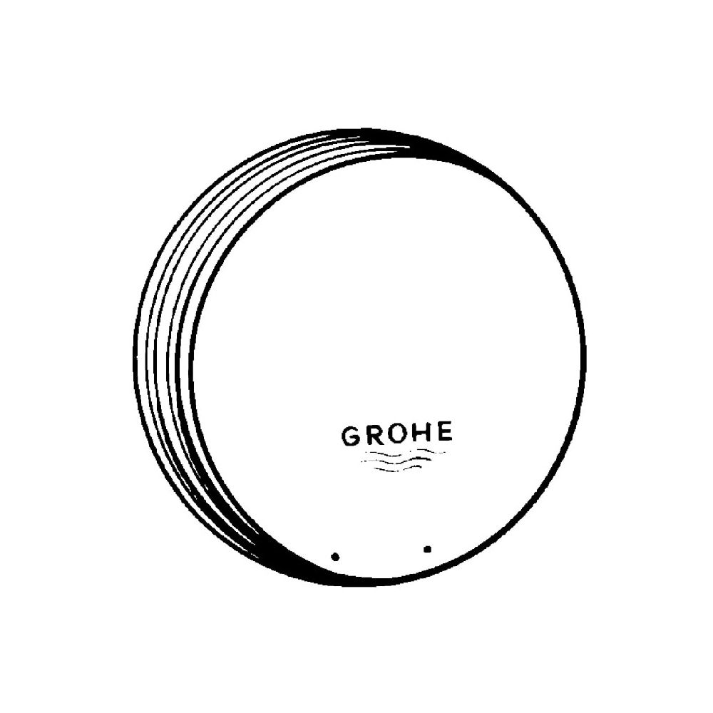Grohe Abdeckkappe Europlus, Chrom/Mocca, 46130IH0... GROHE-46130IH0  (Abb. 2)