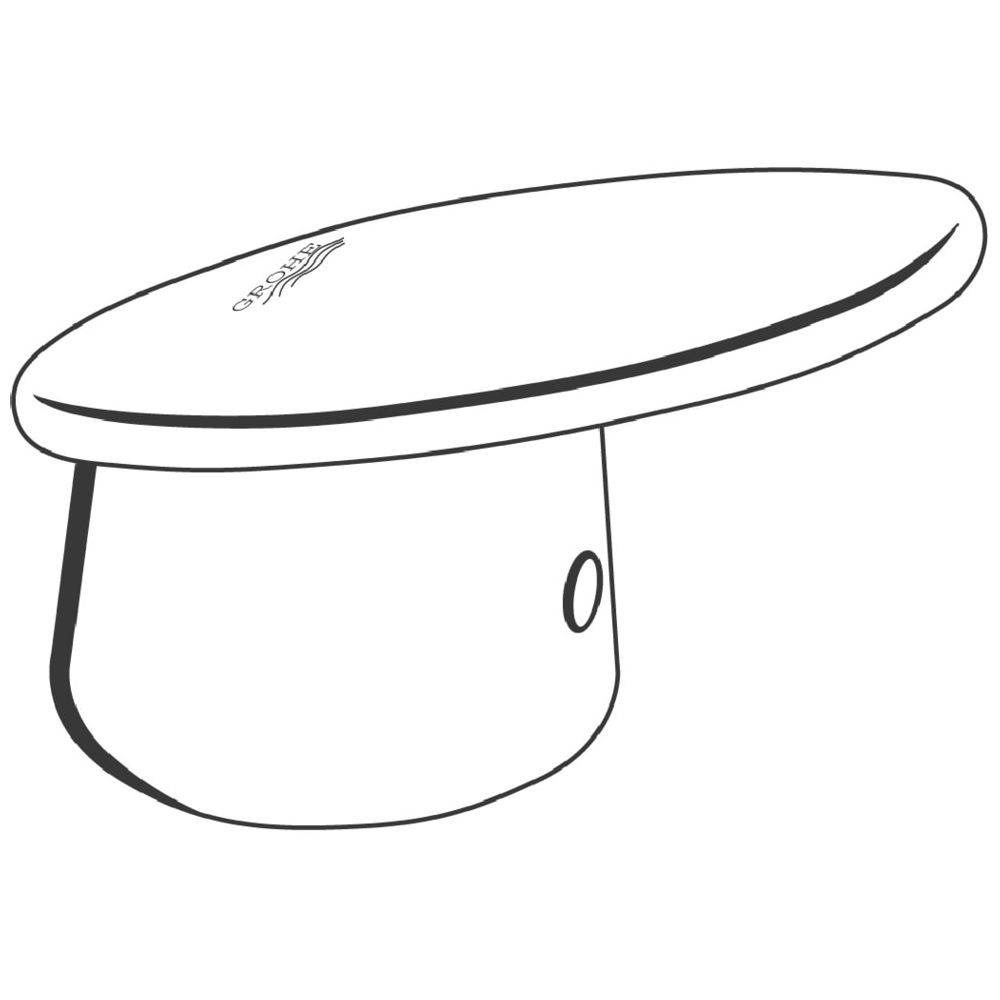 Grohe Hebelkopf für Taron Einhandmischer, Chrom/perlrot matt, 46371IS0... GROHE-46371IS0  (Abb. 2)