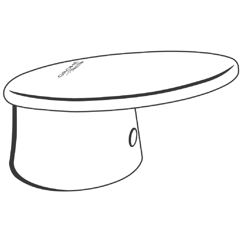 Grohe Griff für Brausearmatur Fertigmontageset, Chrom/Perlrot matt, 46378IS0... GROHE-46378IS0  (Abb. 2)