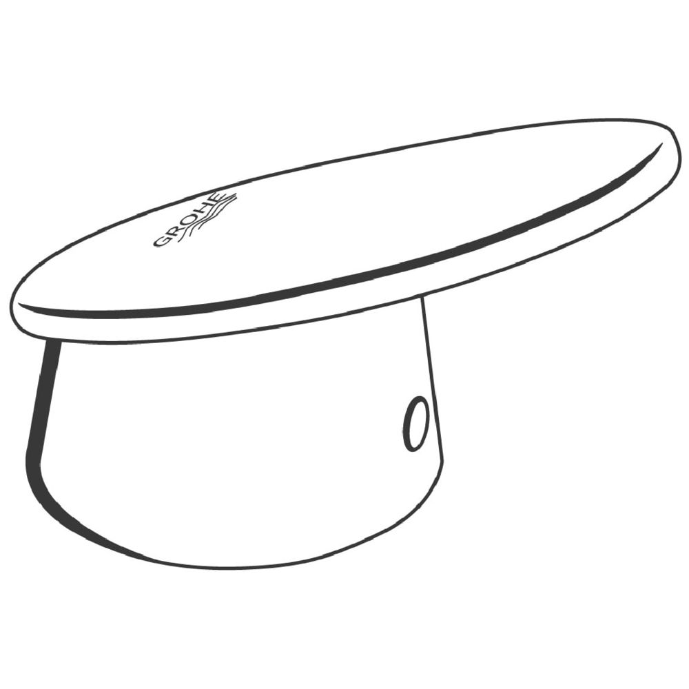 Grohe Griff für Einhandmischer Wannenbatterien, Chrom/Perlrot matt, 46383IS0... GROHE-46383IS0  (Abb. 2)