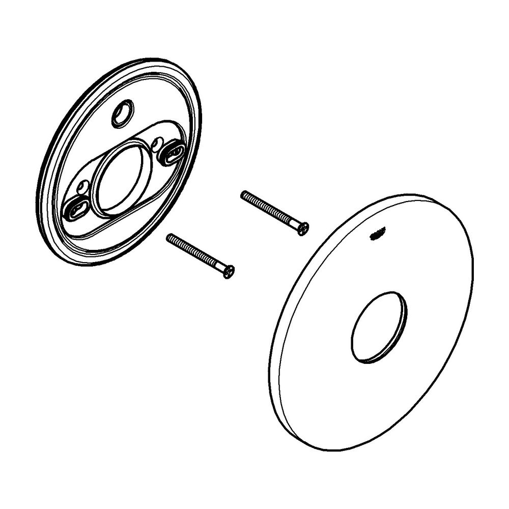 Grohe Rosette chrom 46587000 4005176831942... GROHE-46587000 4005176831942 (Abb. 2)