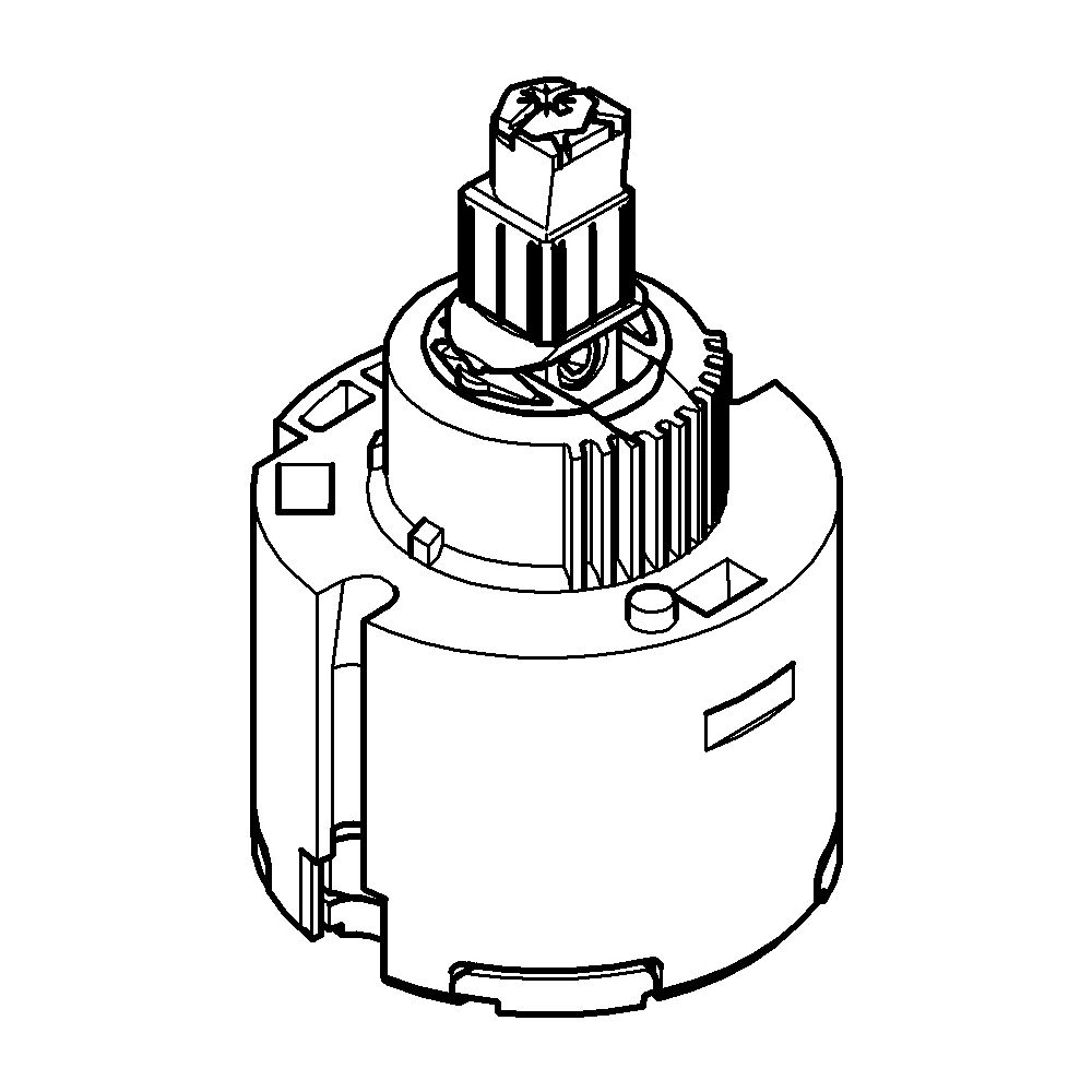 Grohe Keramik-Kartusche 46mm, Eco-Override-Stop, keramisches Dichtsystem, 46588000... GROHE-46588000 4005176832352 (Abb. 2)