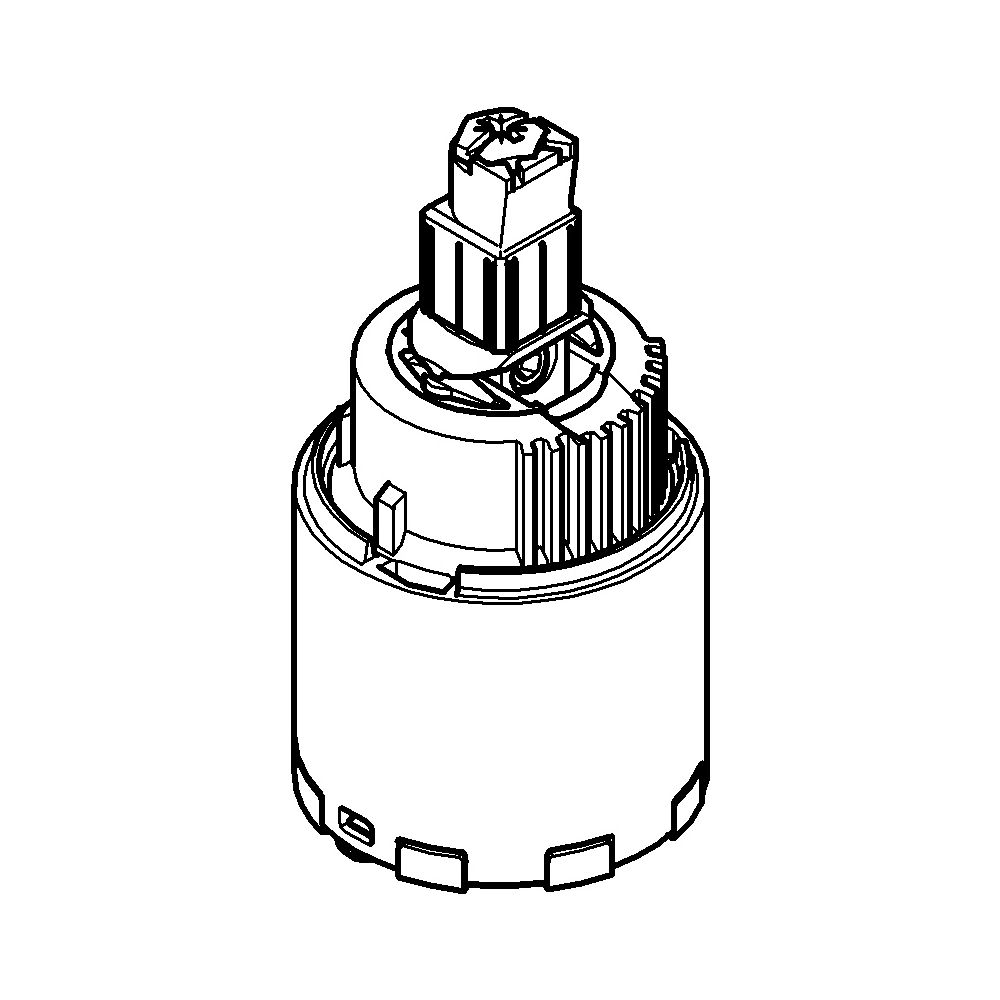 Grohe Keramik-Kartusche 35mm, Eco-Override-Stop, keramisches Dichtsystem, 46589000... GROHE-46589000 4005176832369 (Abb. 2)