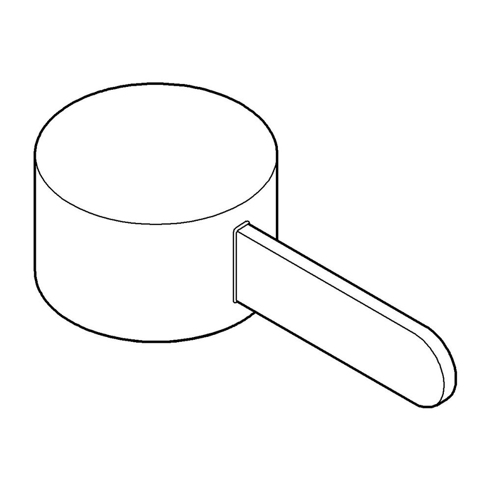Grohe Hebel Supersteel, Metall für 35mm Kartusche für Einhandmischer... GROHE-46683DC0 4005176484254 (Abb. 2)