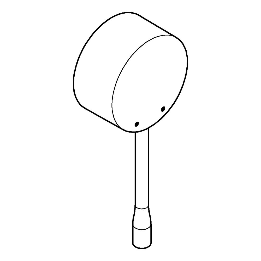 Grohe Hebel Nickel, Metall für Essence Zweiloch-Waschtischbatterie Wandmontage für 35mm... GROHE-46916BE0 4005176641176 (Abb. 2)