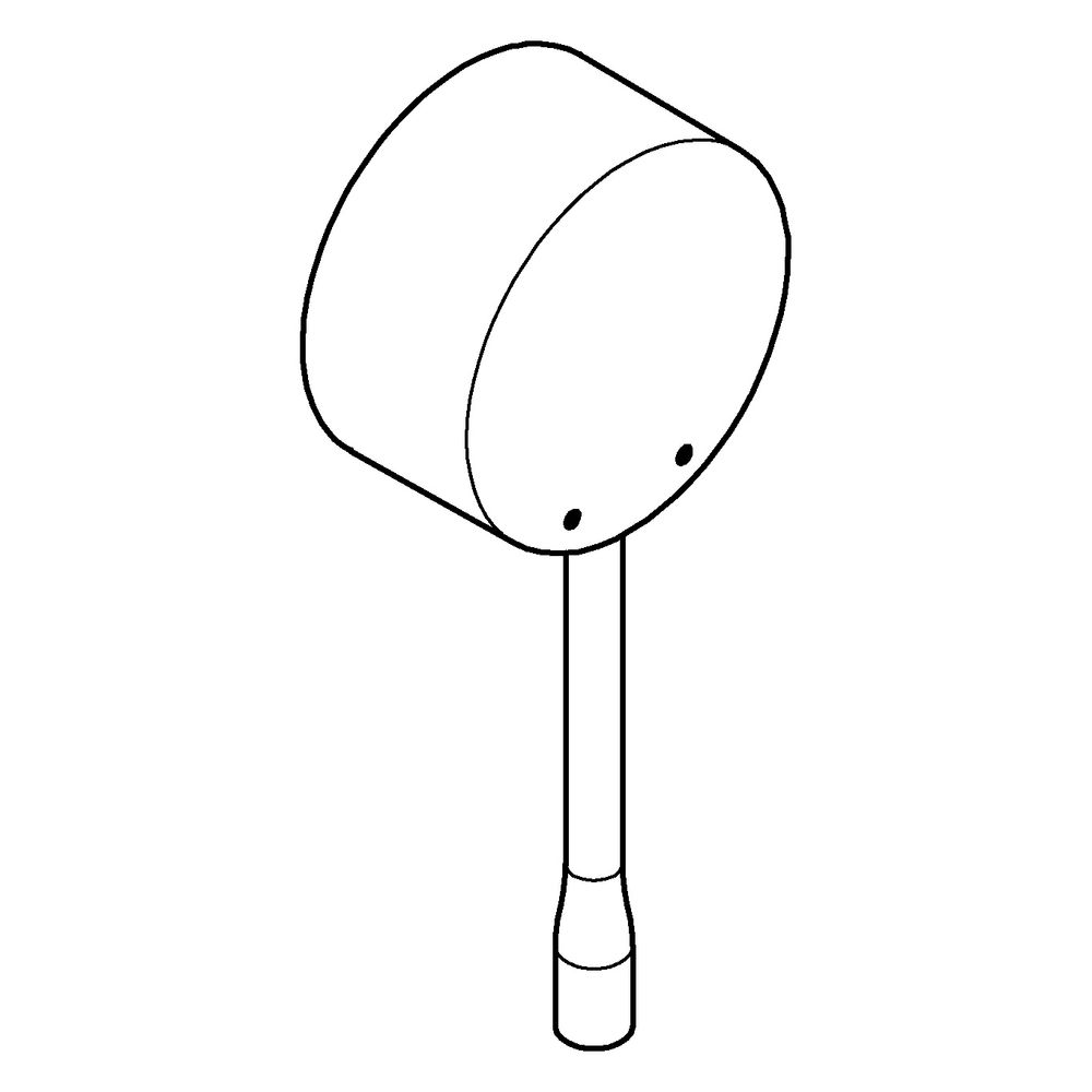 Grohe Hebel für Essence Einhand-Waschtisch- und Bidetbatterie für 28mm Kartusche, Metal... GROHE-46917KF0 4005176790676 (Abb. 2)