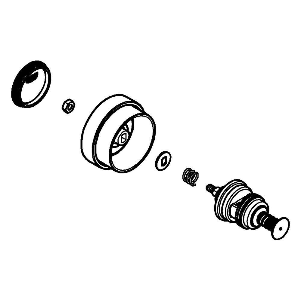 Grohe Umstellung für Essence Einhand-Wannenbatterie, Wandmontage, inklusive Umstellknop... GROHE-46920KF0 4005176790683 (Abb. 2)