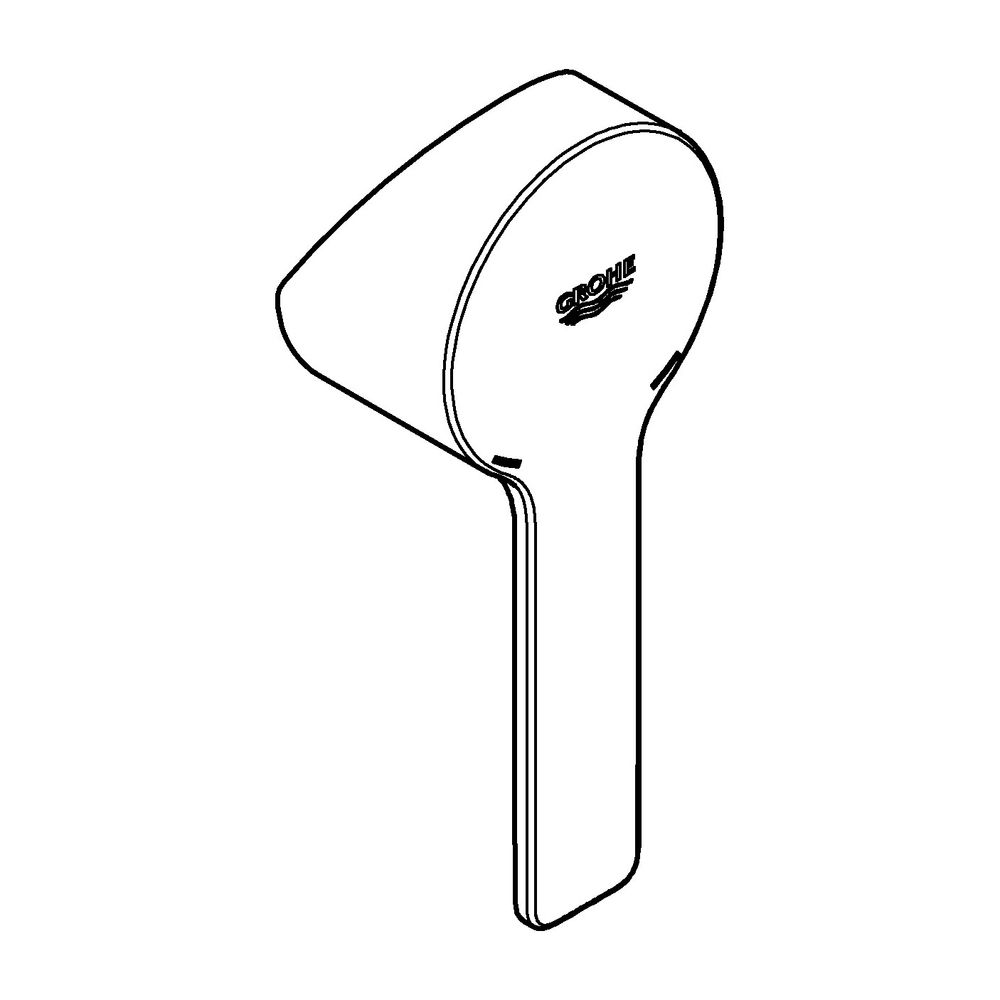 Grohe Hebel Metall für 35mm Kartusche, Lineare Einhand-Brause-/ Wannenbatterie, Hard Gr... GROHE-46987AL0 4005176619076 (Abb. 2)