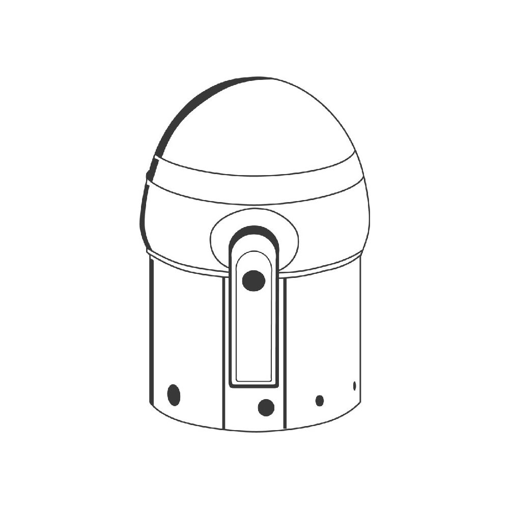 Grohe Absperrgriff mit Spartaste für Sentosa Thermostat, Weiß, 47397L00... GROHE-47397L00  (Abb. 2)