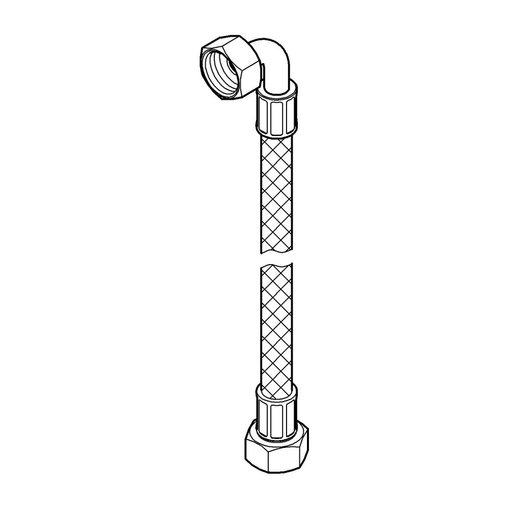 Grohe Anschlussschlauch chrom 48019000 4005176870705... GROHE-48019000 4005176870705 (Abb. 2)