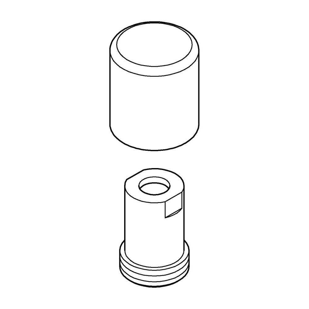 Grohe Umstellknopf, Chrom, 48022000... GROHE-48022000 4005176882562 (Abb. 2)