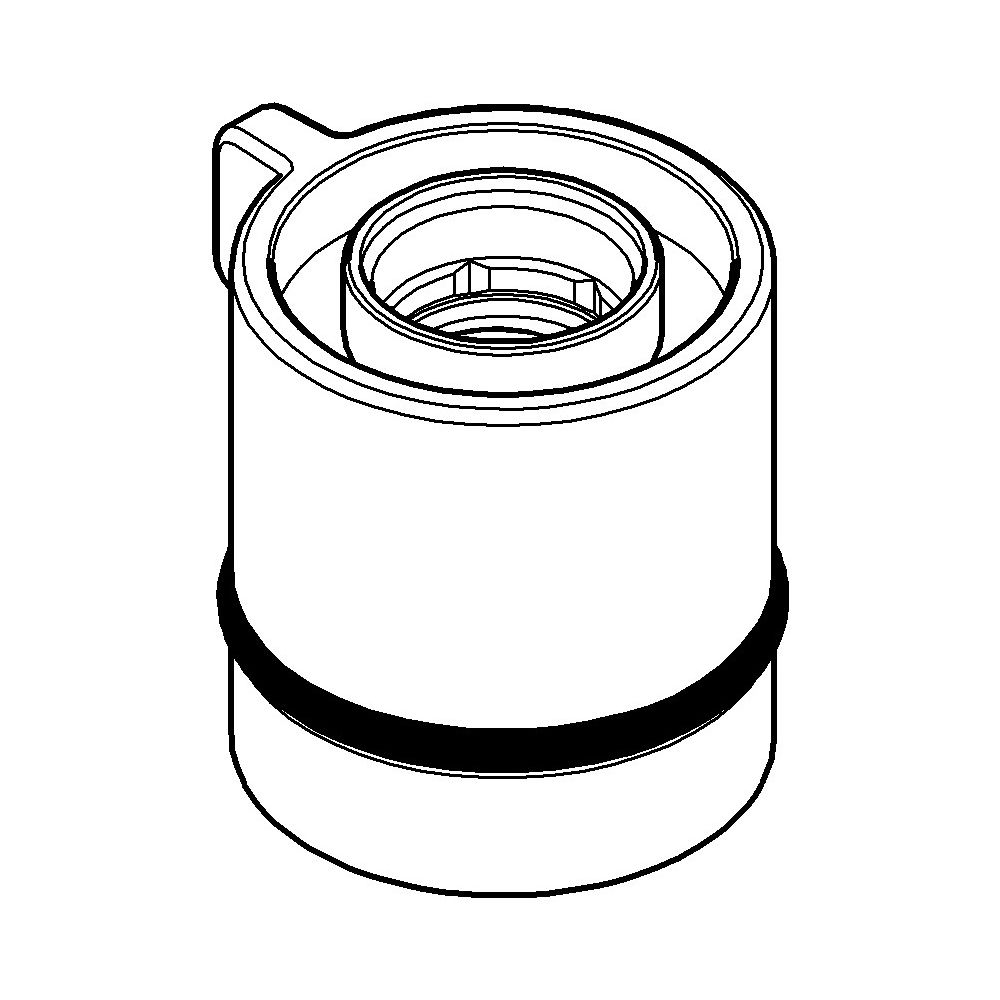 Grohe Griff Supersteel, inklusive Durchflussbegrenzer und Demontageschlüssel, inklusive... GROHE-48041DC0 4005176637971 (Abb. 1)