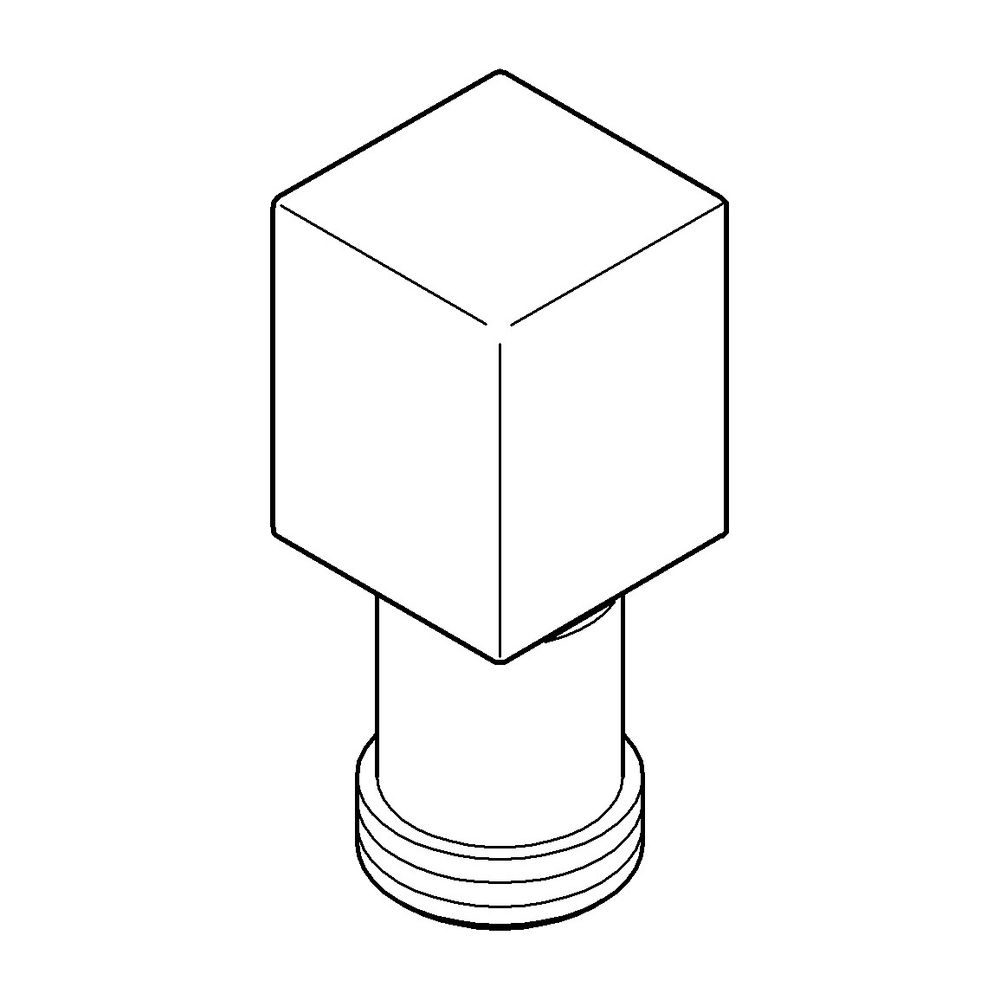 Grohe Umstellknopf Hard Graphite gebürstet, 48128AL0... GROHE-48128AL0 4005176619120 (Abb. 2)
