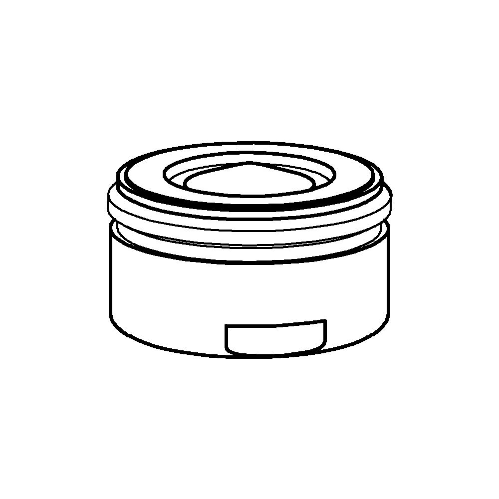Grohe Mousseur, SpeedClean, Außengewinde M24x1, 481592430, 5,7l/min bei 3 bar, Mattsch... GROHE-481592430 4005176788062 (Abb. 2)