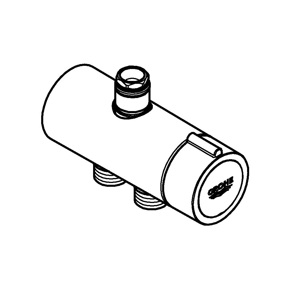 Grohe Umstellung Matt Black für Flex Duschsysteme mit Umstellung für die Wandmontage... GROHE-483382430 4005176788239 (Abb. 2)