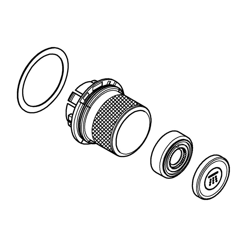 Grohe Druckknopfbetätigung für SmartControl Unterputz, Supersteel, inklusive Symbol-Kap... GROHE-48361DC0 4005176479458 (Abb. 2)