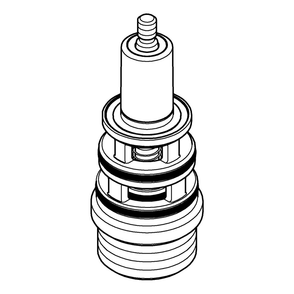 Grohe Umstellung für Wannenbatterien 1/2", Wand-/Bodenmontage, automatische Umst. Wanne... GROHE-48407000 4005176479311 (Abb. 3)