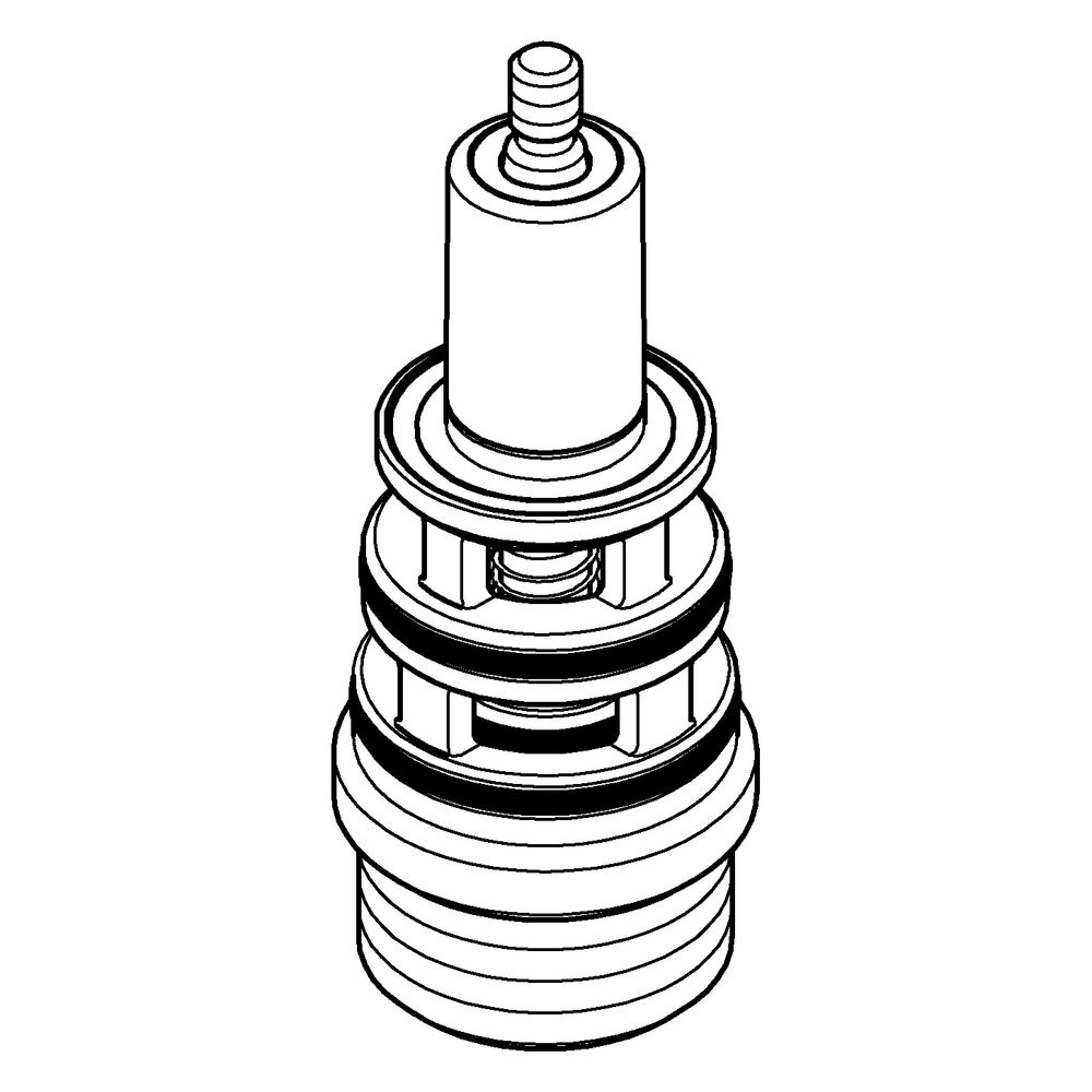 Grohe Umstellung für Wannenbatterien 1/2", Wand-/Bodenmontage, automatische Umst. Wanne... GROHE-48407GL0 4067393001218 (Abb. 2)