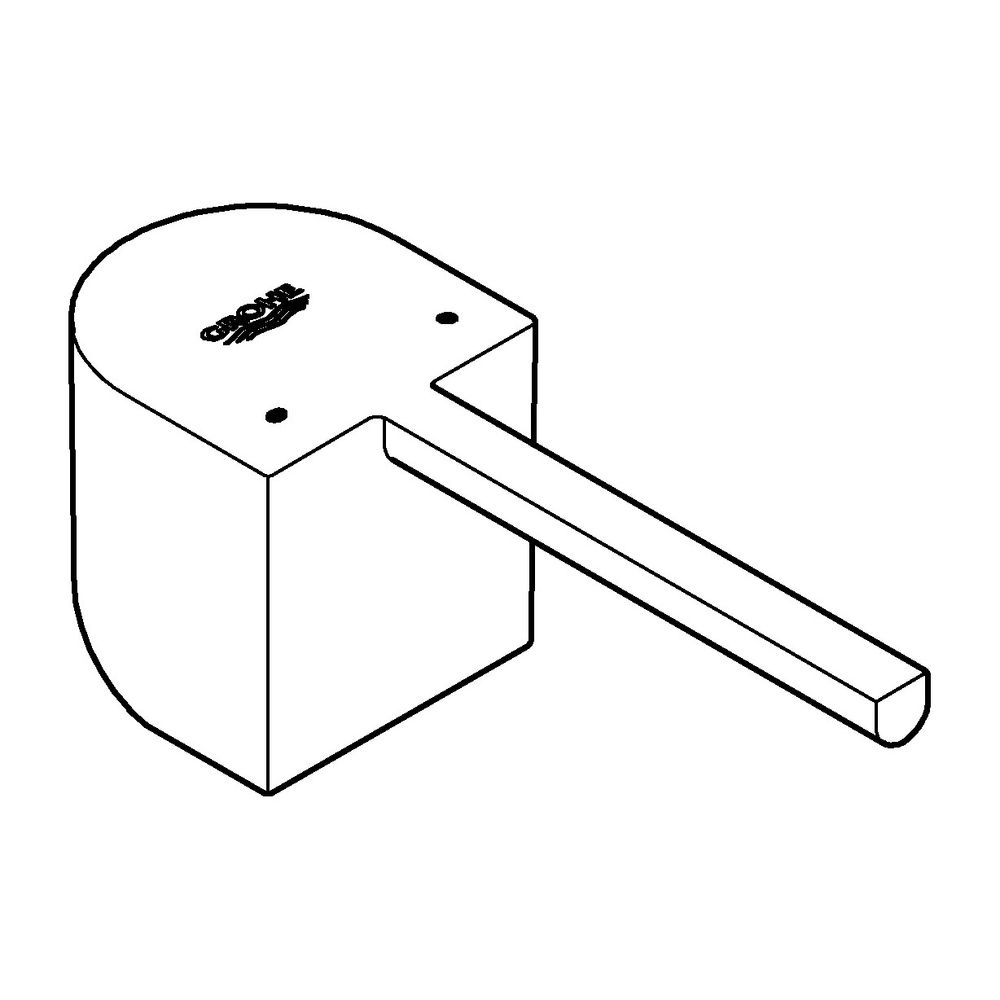 Grohe Hebel für Einhandmischer-Waschtisch Einlochmontage, Chrom... GROHE-48452000 4005176506253 (Abb. 2)