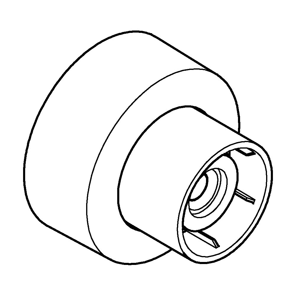 Grohe S-Anschluss mit Schalldämpfer und Schraubrosette, 1/2" x 3/4", 7,5mm Verstellbark... GROHE-48453DL0 4067393130499 (Abb. 2)