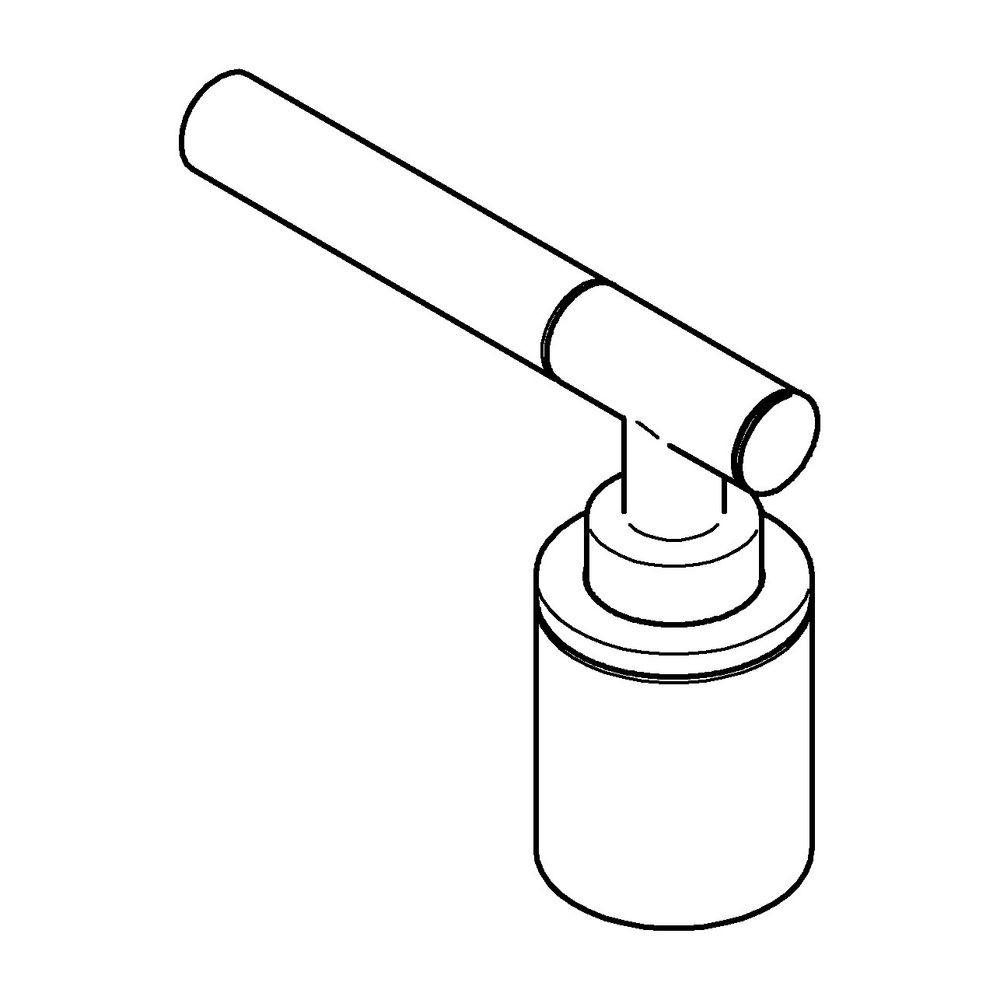Grohe Atrio PC Hebelgriffe Vanilla Noir Caesarstone Warm Sunset gebürstet für 25224... GROHE-48465DL0 4005176951893 (Abb. 2)