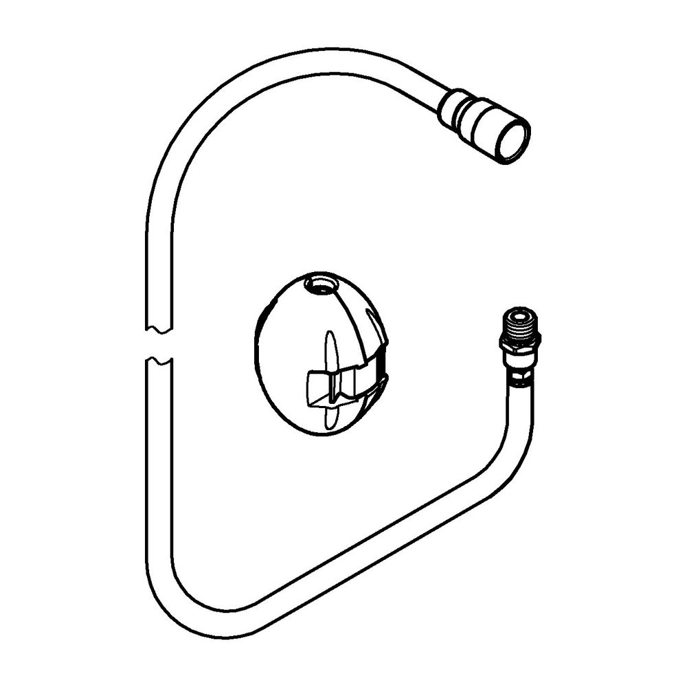 Grohe Brauseschlauch für SmartControl Spültischbatterien, Chrom, 48488000... GROHE-48488000 4005176564796 (Abb. 3)