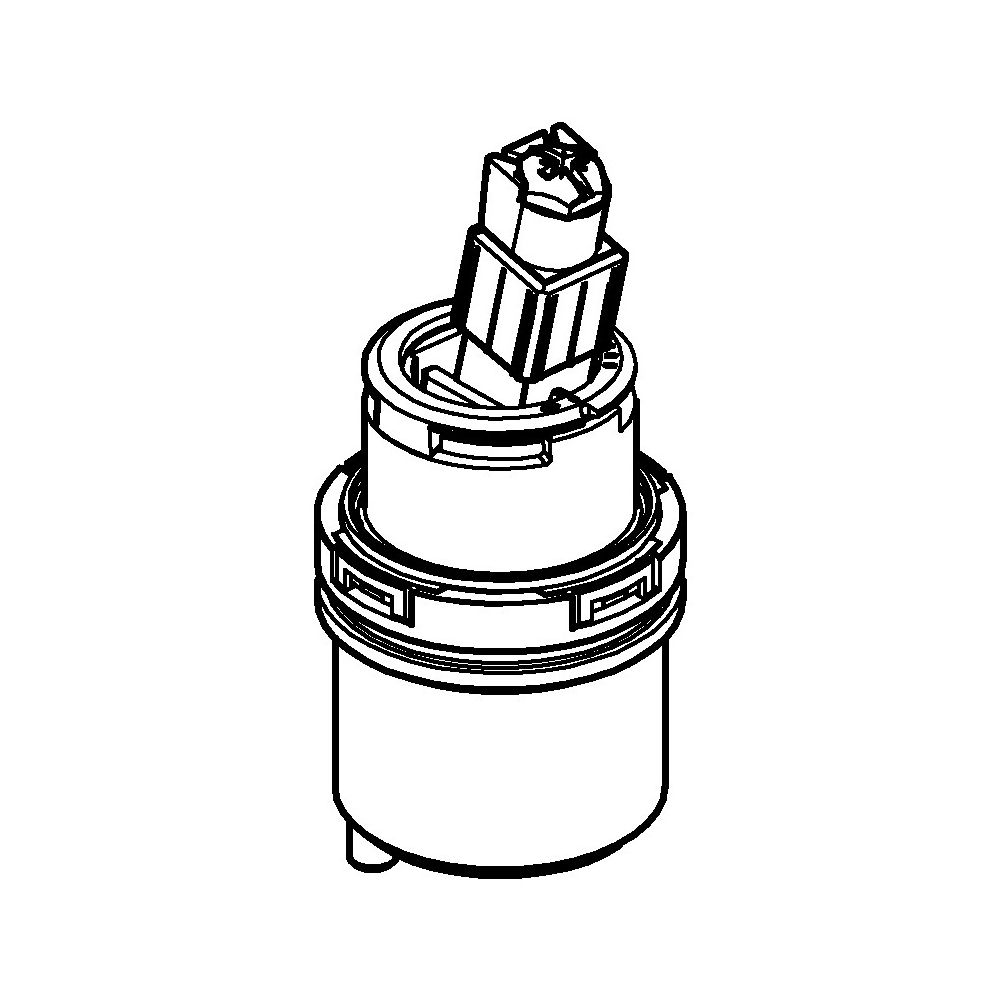 Grohe Kartusche, 28mm, für Einhandmischer, Temperaturbegrenzer, keramisches Dichtsystem... GROHE-48533000 4005176643514 (Abb. 2)