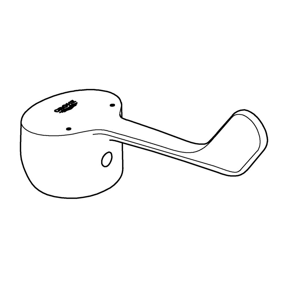 Grohe Hebel Chrom, 48567000... GROHE-48567000 4005176707483 (Abb. 1)